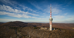 TV-torony, Pécs, felülről